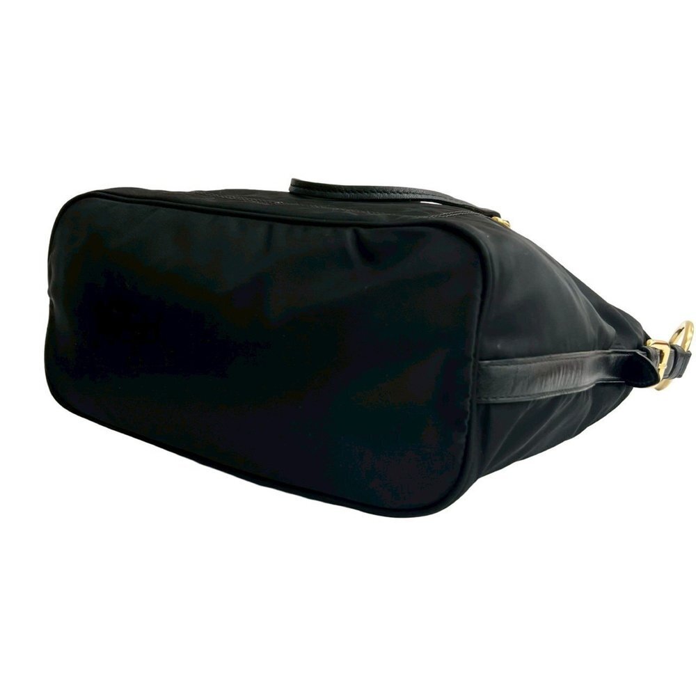 PRADA Black Leather Shoulder Bag - Picture 8 of 10